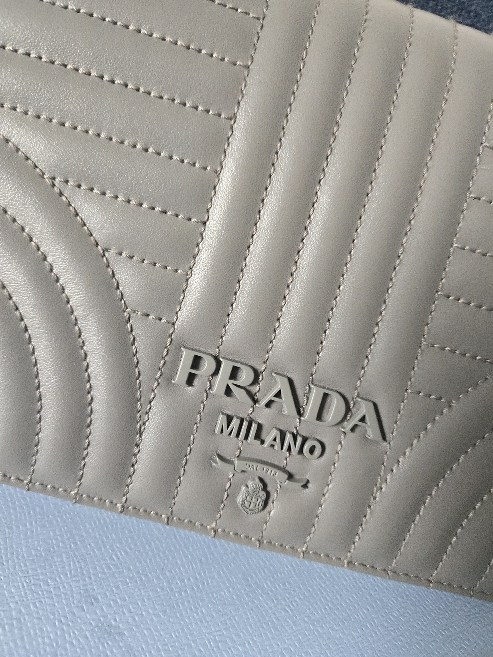 Prada Diagramme Bag Dark Gray - Picture 14 of 17